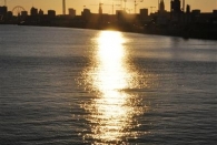 Sonnenuntergang im Hafen 1