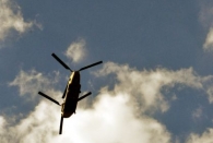 Do. 6.7. - Vom Büro aus: Chinook-Helikopter aus dem Trump-Geschwader