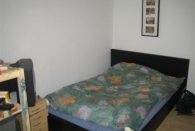 Ja, meine Wohnung! Hier also der Schlafbereich