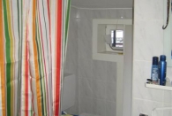 Badezimmer mit dem 360° Duschvorhang