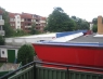 Sicht in den Hof von der Terrasse aus