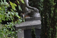 Genau, das WW I Denkmal vorm Stadtpark.