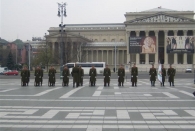 Parade am Veteranentag auf dem Heldenplatz