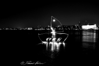 Lightpainting auf der Alster