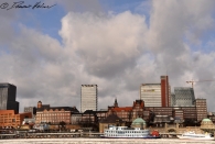 Herzchenwolke über St. Pauli