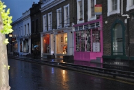 Notting Hill bei Regen - so hatte ich mir London eigentlich vorgestellt :)