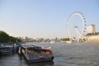 Themse und London Eye