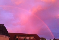 Regenbogen über Altona