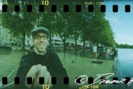 Allererstes Foto mit der neuen 360° Kamera an den Altonaer Terrassen